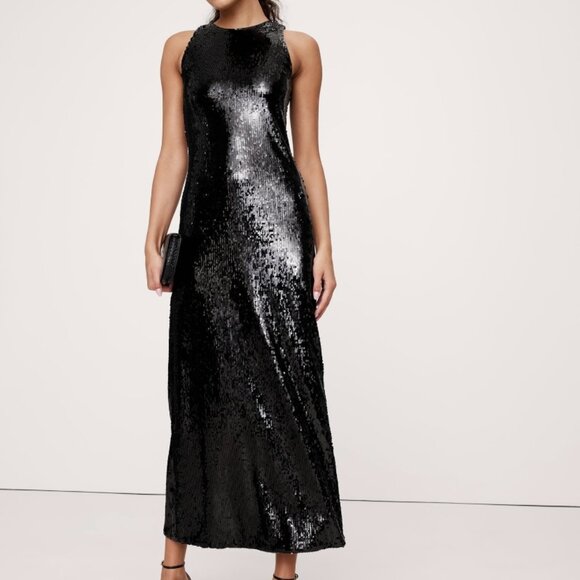 Banana Republic Stretch Sequin Maxi Dress - Picture 4 of 4